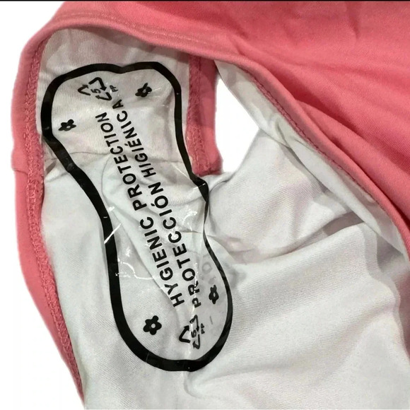 New CORAL REEF The Sailor Bathing Suit Size Large Pink Floral One Piece - Picture 6 of 11